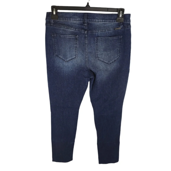 {New York & Co.} Soho Skinny Studded Jeans in Medium Wash - Size 12 - Picture 3 of 15